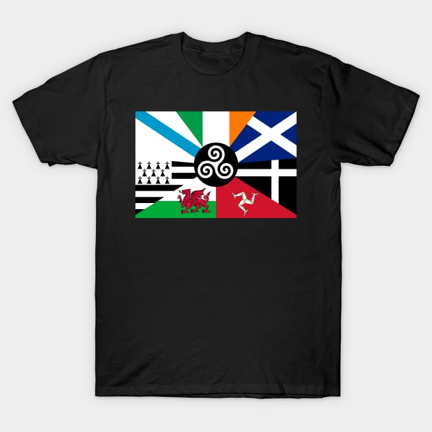 7 Celtic Nations T-Shirt by Taylor'd Designs